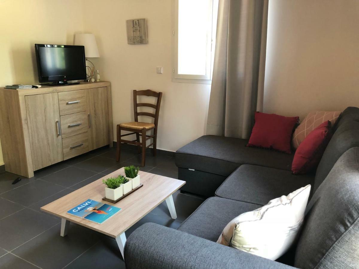Studio Pinzali Avec Mezzanine Calenzana Bagian luar foto